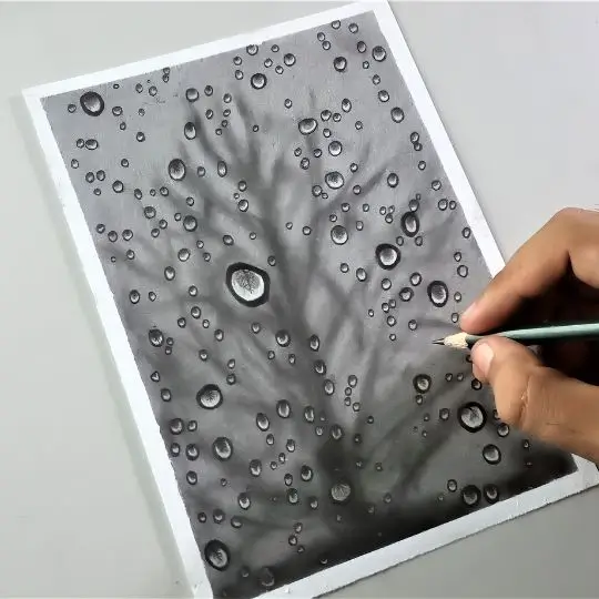 Gocce d'acqua e effetti sfumati