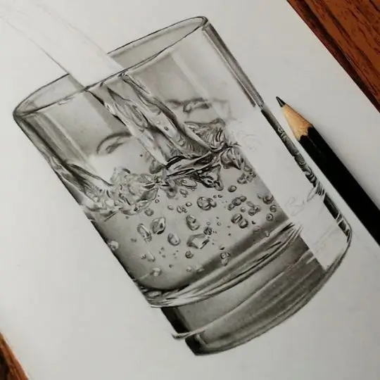 Effetti di acqua e vetro